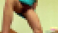 Tiny Panties Barely Cover My Pussy Upskirt