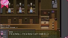 Cute petite witch in hentai game part 9