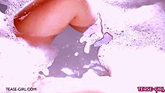 Super hot blonde teen in interview