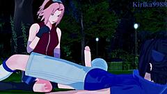 Sakura haruno and naruko uzumaki intense sex