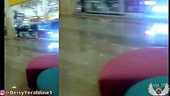 Latina Amateur Flashes Big Ass At Mall.