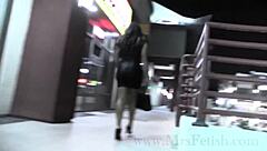 i'm jasmeen lefleur, teasing you with my legs in heels and shoes while walking around.