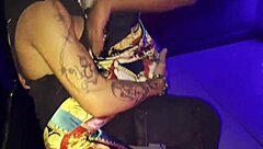 brazilian twink bent over for big cock bareback in doggystyle.