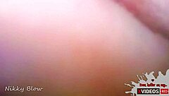 Intense close up pussy licking and bareback riding