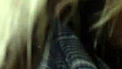 Blonde Slut Sucks Big Black Cock