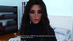 Hot Rich Brunette Asks Hard Questions!