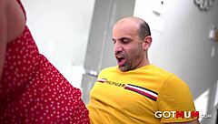 Cute BBW MILF gets nailed hard by step-son