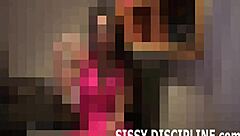 i found the perfect bdsm outfit for my bisexual sissy in pov