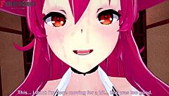 Stella Vermillion, wanna ride me in this hot POV hentai? How bad do you crave this tight uniform action?