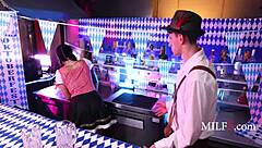 oh man, oktober fuck fest with hot bartender payton preslee from milf5!