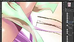 The voluptuous Athena of Saint Seiya in hot hentai action with her big melons
