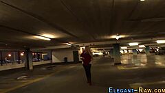 European slut titfucks interracial cock