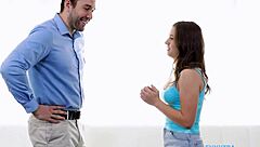 Naughty Teen Kourtney Rae Feels Intense Pleasure from Monster Cock Fucking Her Hard