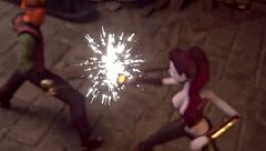 Busty elf dominates man in intense 3D sex scene