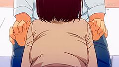 Hentai cartoon with Spanish subtitles featuring anime prostitute