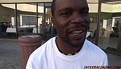 Slutty teen says take humungous black dick