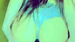 Mexican latina shows small tits and ass for anal