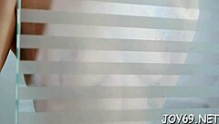 Teen twat rubbed roughly with dildo