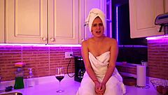 Hot latina babe during interview turns horny for doggystyle.