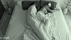 Amateur couple romantic night sex was recorded with hidden cam in room huge cumshot into wifes mouth