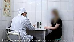 Wow, enema exam in gyno room gets wild with bondage!