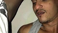 Gloryhole Facial with Big Black Cock