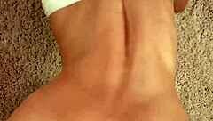 A huge facial load made horny beauty happy this morning pov