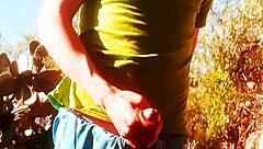 Young Guy Strokes His Hard Cock