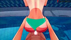 anzu mazaki fucking hard on the pool 4 yu-gi-oh ahegao step bikini tea gardner full fantasyking3