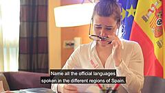 latino helps secretary with nationality in sexy exchange