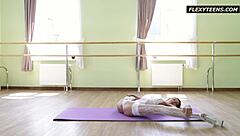 Incredibly Hot Gymnast Inessa Stretches Naked in Acrobatic Tease