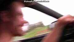 Hard sex with 18 year old blonde outdoors!