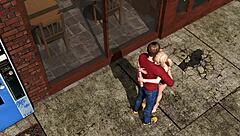 3D game with hot Asian girls and oral sex