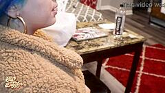 invited my doordash in for a big tip with monster cock