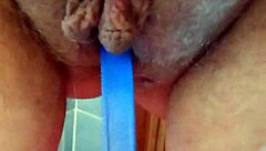 beautiful brunette pornstar explores alternative masturbation techniques with toys in amateur scene.