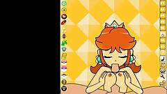 Hentai video of Mario and Princess Daisy from the Ppppu game