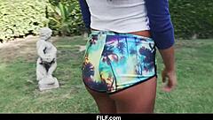 Filf with stepsis August Ames and face fucking action