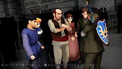 Hero battles the demon king's four heavenly kings in epic anime showdown.