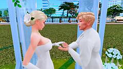 young wife cheats with futanari in sims 4 hentai