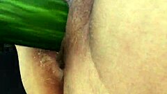 Asian Mature Wife Masturbates Pussy Outside