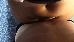 Masked Latina Wife Grinds Hard for Intense Creampie from Regular Lover