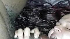 Deep throating that big black cock 😍