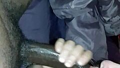 Deep throating that big black cock 😍