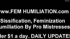 no more men's underwear for you slave.