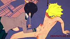 Jiro Kyoka's Passionate Blowjob and Boobjob in Classroom