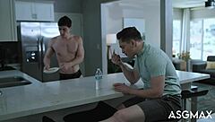 hot jocks fight turns into rough gay sex