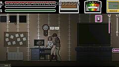 man seduces pretty lady in spirit hunt ryona hentai game