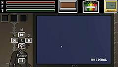 man seduces pretty lady in spirit hunt ryona hentai game