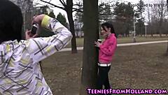 Does Lesbian Teen Finger Cunt In Shower?