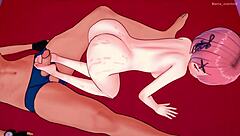 Ram Jerks Off With His Feet In The Love Hotel, Wearing Only A Towel